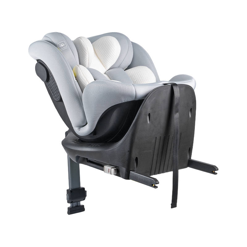 ISOFIX + опорная ножка, вращение на 360 градусов назад/лицом вперед, детское автокресло 40-150 см